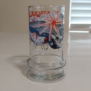 Star Trek III Enterprise Destoyed Drinking Glass - Taco Bell 1984